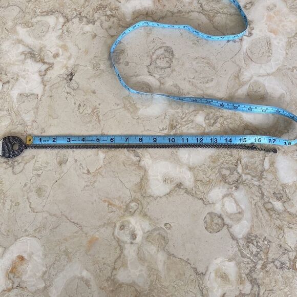 Lola and Grace Swarovski Elements Oval Disk Pendant - Picture 6 of 7